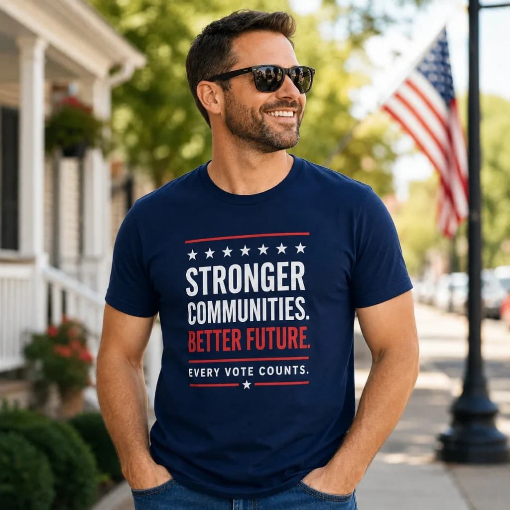 T-Shirt with coordinated campaign design